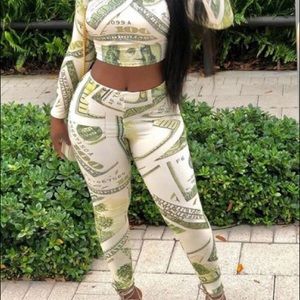 Two piece crop top set